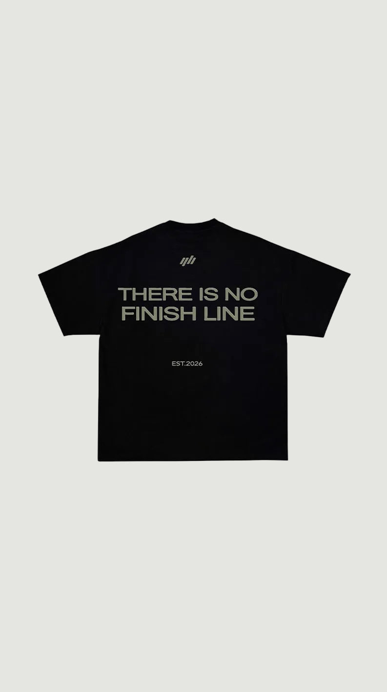 FRWRD BLACK NO FINISH LINE TEE