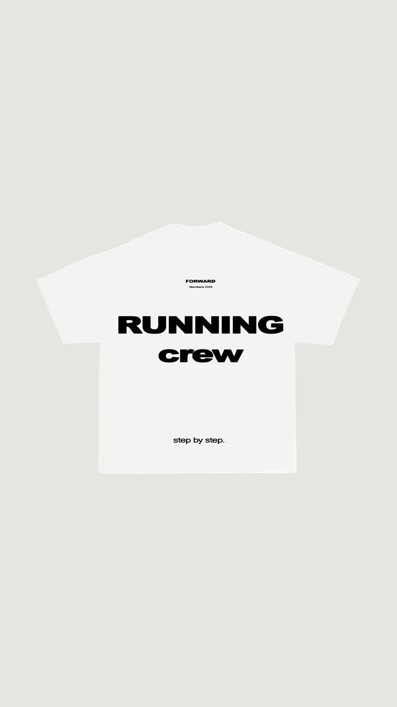 FRWRD WHITE CREW TEE